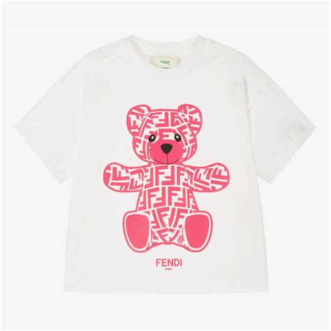 fendi t shirt teddy|fendi t shirt original.